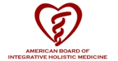 The american board of integrative holistic medicine logo.