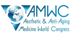 The logo for the amwc anti-aging medicine world congress.