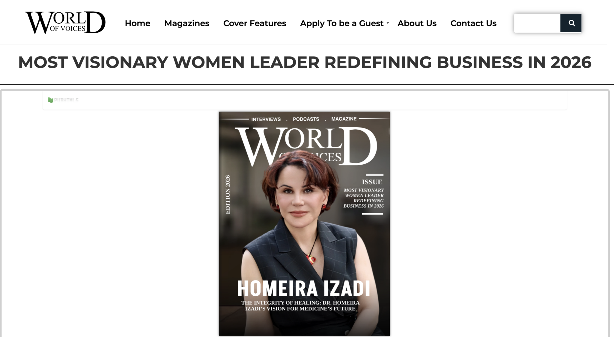 Most visionary woman leader